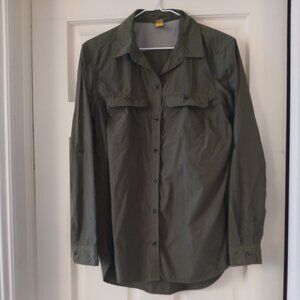 Eddie Bauer Green Outdoors Long-Sleeve Top